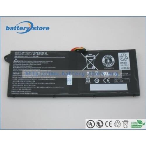 New Genuine laptop batteries for ACER AP11C8F,1ICP6/67/88-2,3.7V,2 cell
