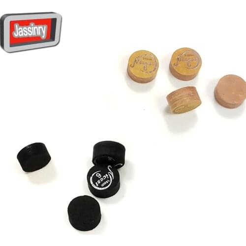 Original Nicest 6pcs 14mm Pool Cue Tips 2color black/brown optional 6layers Billiard Cue Stick tips for House cue accessories