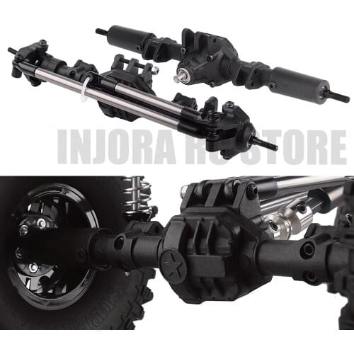 RC Car Front/Rear Straight Axle for 1/10 RC Rock Crawler Axial SCX10 II 90046 90047 RC Parts