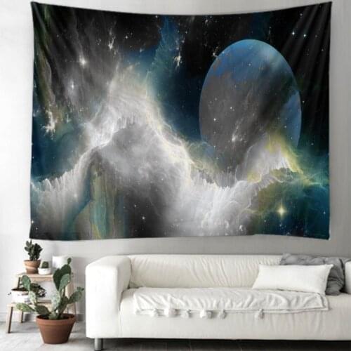 Psychedelic Mushroom Abstract Tapestry Art Deco Blanket Curtain Hanging Home Bedroom Living Room Decoration Polyester Hippie