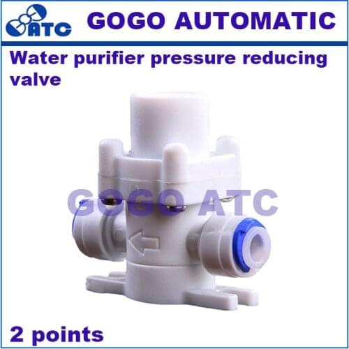 Water purifier pressure reducing valve quick connect pressure regulating valve regulator straight drink machine accessories