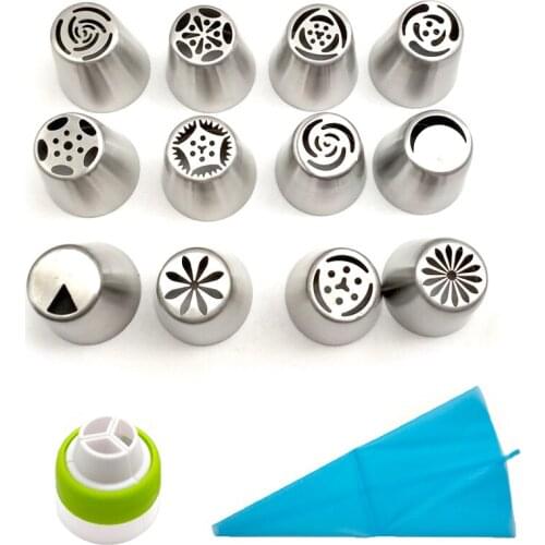 DIY baking model new 12-piece decorating mouth fondant cream chocolate cake decorating tool