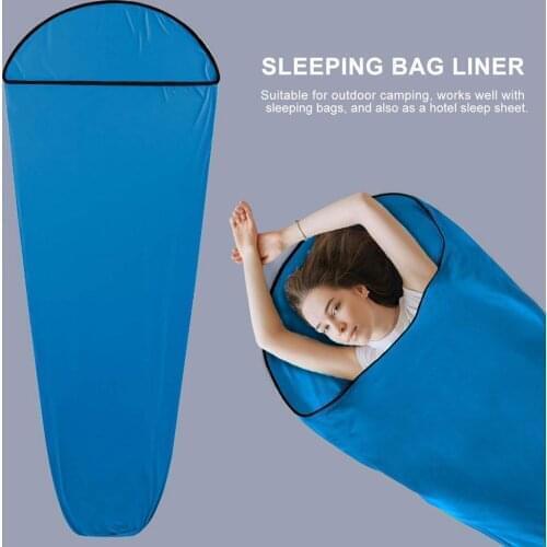 Travel Sleeping Bag High Quality Outdoor Travel High Elasticity Sleeping Bag Liner Portable Carry Sheet Hotel Anti Dirty