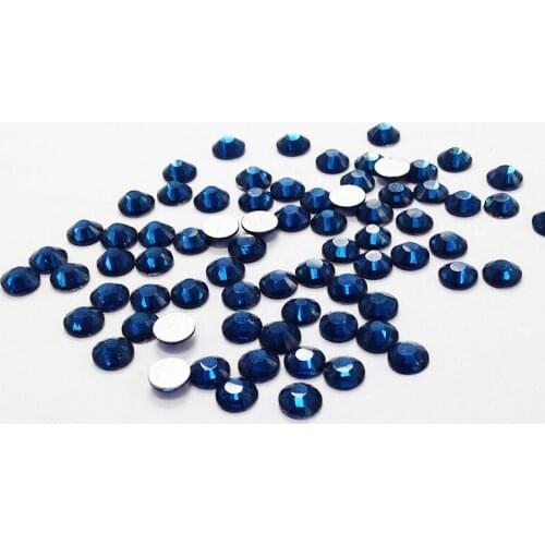 High Quality Non Hotfix Rhinestones Crystal Stones ss3 to ss30 Montana Flat Back Rhinestone DIY Nail Art Decoration