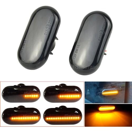 2PCS Led Dynamic Side Marker Turn Signal Light Sequential Blinker Light lamp For Nissan INTERSTAR PRIMASTAR Opel MOVANO VIVARO