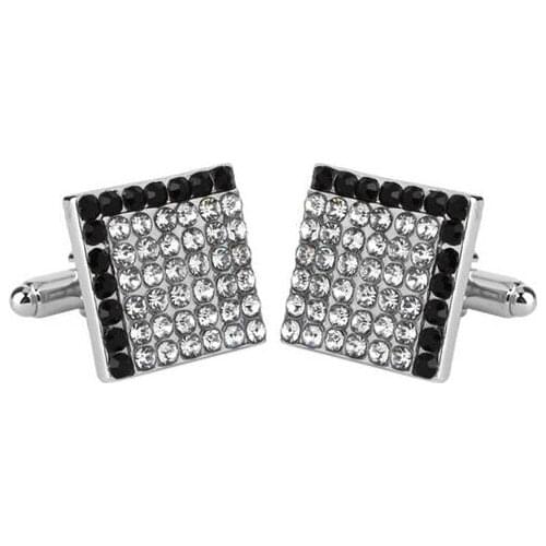 High quality 1.8cm alloy rhinestone crystal stone pendant mens shirt/suite unisex cufflinks xyc234