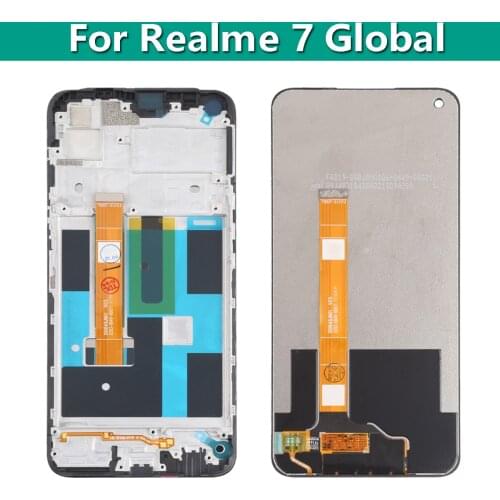 6.5" For Realme 7 Global 4G RMX2155 LCD Display Screen Touch Digitizer Assembly Replacement
