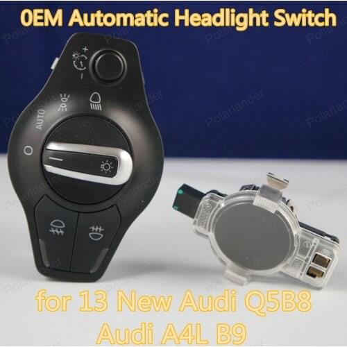0EM Automatic Headlight Switch with Rain Sensor for 13 New A/udi Q5B8 A/udi A4L B9 8K0941531AS Fog Headlight Lamp