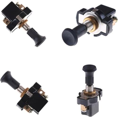 1PCS Durable High Performance On-Off Long Push Pull Switch 12V Screw Terminals