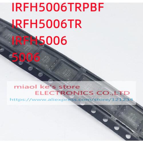 [ 10pcs/1lot ]100%New original: IRFH5006TRPBF IRFH5006TR IRFH5006 5006 - MOSFET N-channel 60V 100A 8-PQFN(5x6)