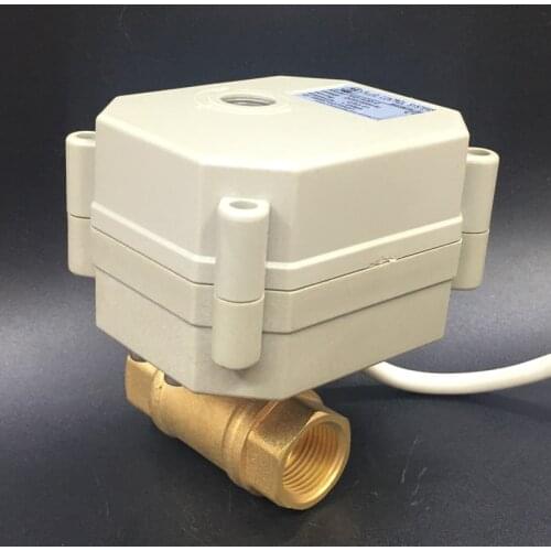 2 Way Brass/SS304 1/4'' 3/8'' DN8 DN10 DC12V DC24V Proportional Valve Signal 0-5V 0-10V or 4-20mA For Water Modulating Control