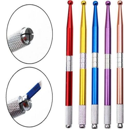 25 Pcs factory Price high quality permament tattoo make up pen with 10 packs needles by free shipping