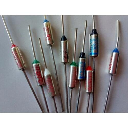 50pcs Microtemp Thermal Fuse 142 degree Cutoff 250V 10A SF139E