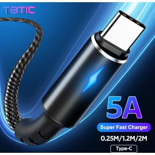 5A USB Type C Cable Micro USB Android Mobile Phone Charger Type-C Fast Charging Data Cord For Huawei P40 Mate 30 Xiaomi Redmi