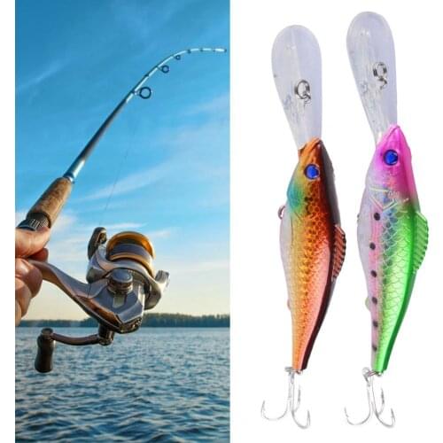 60%HOT12.6cm/14.76g Lengthened Thickened Large Tongue Floating Fishing Hard Lure Bait for Angling