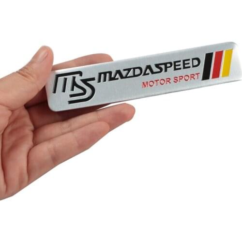 Car Decoration Stickers Logo 3D Aluminium Emblem Badge Decal For Mazda 2 Mazda 3 MS Mazda 6 CX-5 CX5 Artzma 6