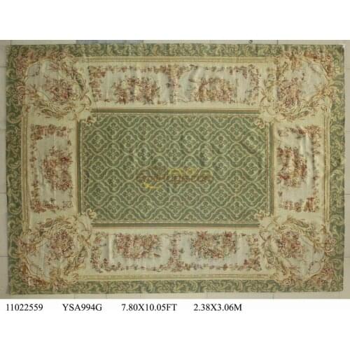 Big round carpets aubusson rugs 238CMX306CM 7.8feetX 10.05feet gc88aubYSA994G