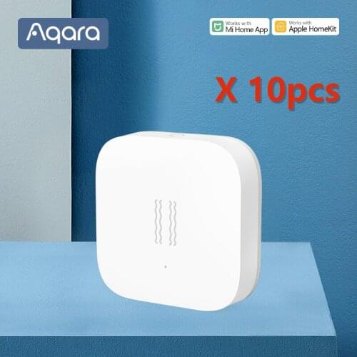 Aqara Vibration Sensor Zigbee Motion Shock Sensor Detection Alarm Monitor Built-in Gyro For Xiaomi Home Safety Mi Home App