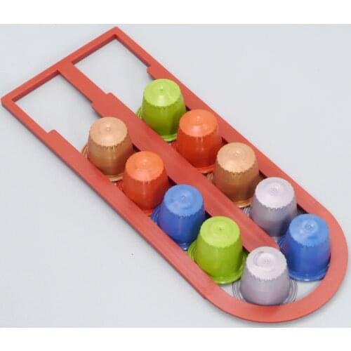 Display Shelf Coffee Pod Tower Rack Kitchen Accessories Stand Home Creativity For Cafe Simplicity Rotary Design Storage Shelves