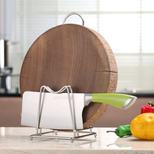 Stainless Steel Cutting Board Holder Chopping Board Stand Storage Accessories Rack Kitchen Household Storage Organizer