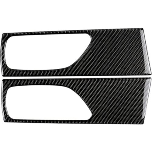 For LEXUS IS250 IS350 2014-2019 Car Styling Carbon Fiber Sticker Interior Rear Door Handle Cover Trim Decals Stickers