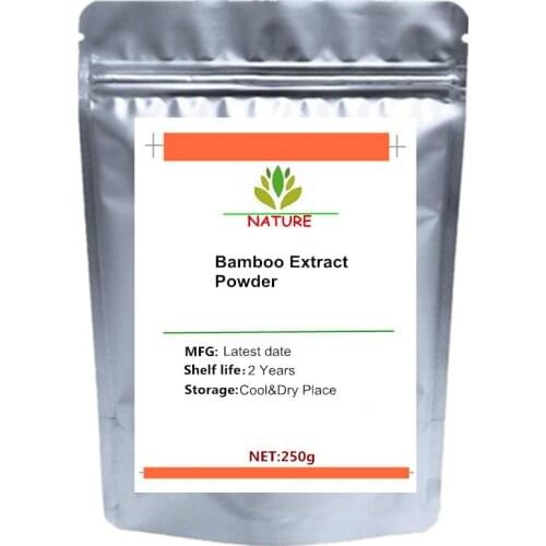 Bamboo Extract Powder 70% Organic Silica for Skin Hair & Nails Health