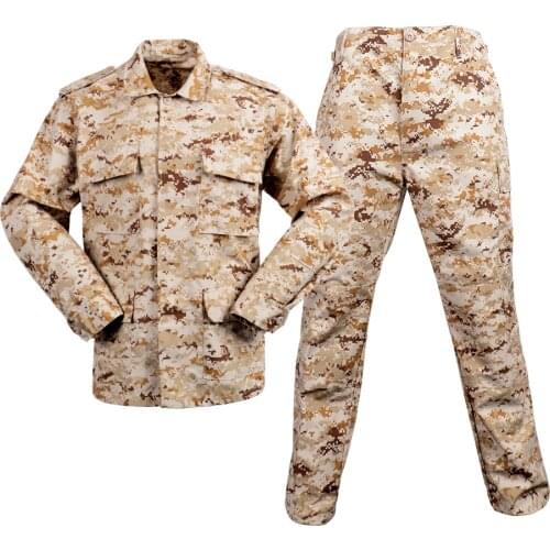 Desert BDU Tactical Camouflage Military Uniform Clothes Suit Men US Army Clothes Airsoft Military Combat Shirt + Cargo Pants