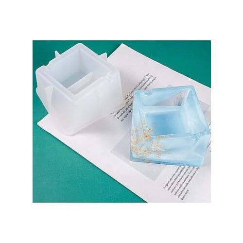 Creative Irregular Square Ashtray Resin Mold For DIY Resin UV Crystal Epoxy Crafts Crystal Ashtray Home Decoration