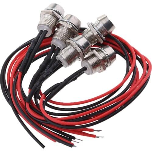 Pack of 5 LED 12V 1.8W Indicator Light Car Boat Dashboard Panel Bulbs Green