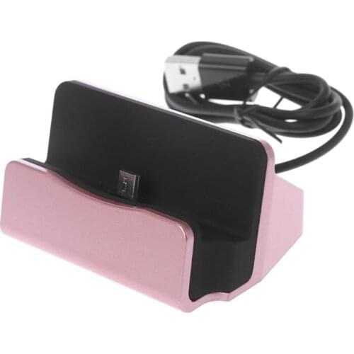 Micro USB Desktop Charger Stand Dock Station Sync Charge Cradle Desk For Android Cellphone Desk Charger