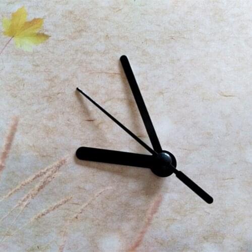 Wholesale 100SETS Clock Quartz Black Short Metal Clock Pointer DIY Repair Wall Clock Accessories