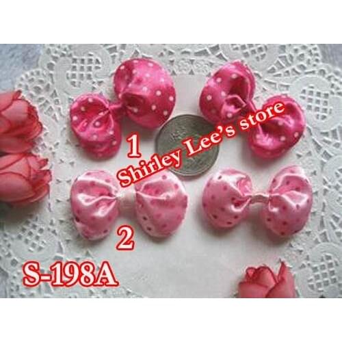 Wholesale ----800pcs 4CM Polka Dot Bow ,Fancy Ribbon Bow Mix 2 colors (Free Shipping)