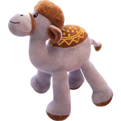 Plush Toy Cartoon Shape Doll Toy Sleeping Accompany Skin-friendly Toddler Camel Toy Gift Plush Pillow