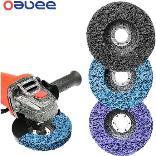 Poly Strip Disc Abrasive Wheel Paint Rust Remover Clean Grinding Wheels For Motorcycles Durable Angle Grinder Car 125mm/155mm