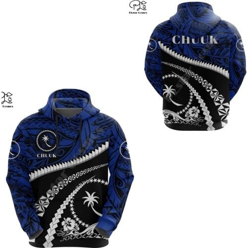 New Brand Island Chuuk Country Flag Tribal Culture Retro Streetwear Tracksuit Men/Women Pullover 3DPrint Funny Casual Hoodies A8