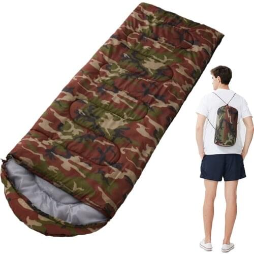 Ultralight Portable Camping Camping Sleeping Bag Compression Bag Camouflage Outdoor Emergency Sleeping Bag Camping Trip Hiking