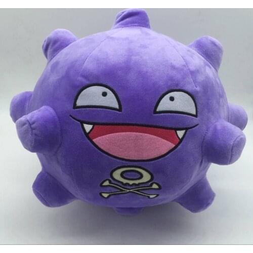 Takara Tomy Pokemon Cute Cartoon Koffing Plush Toy Elementary Evolution Version of Kojiro Doll Anime Surrounding Gifts for Girls