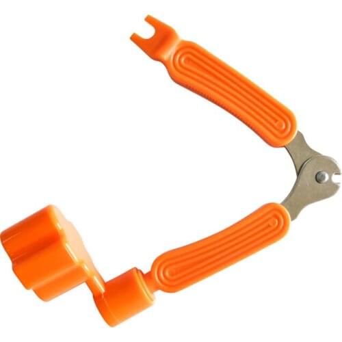 Guitar String Winder Cutter Pegs Remover Multifunction Change Strings Remove Pegs 3 In 1 Acoustic Guitar Accessory