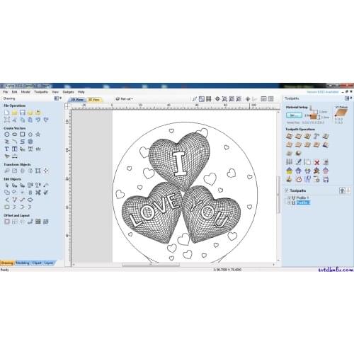 Vectric Aspire 9.015 / Vectric Aspire 9.514 Emboss design tool relief design tool+Bonus Clipart