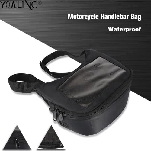 Motorcycle Waterproof Navigation Storage Bag Case For Yamaha TMAX 530 560 TMAX530 TMAX560 Scooter Front Handlebar Saddle Bags