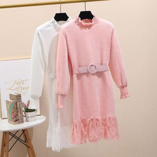 Модные трикотажные платья VWBQNZ China At AliExpress