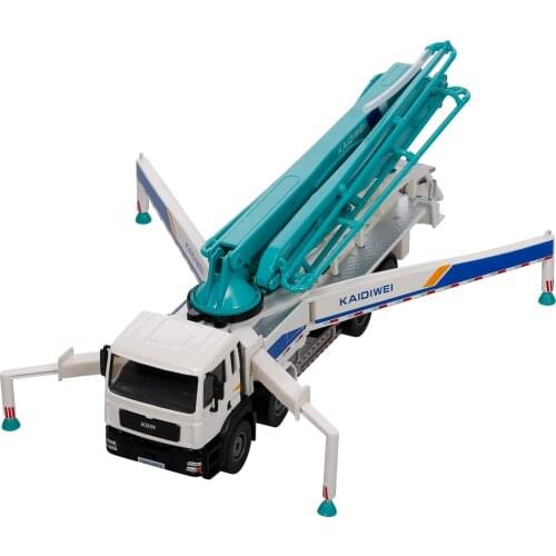 1:55 Alloy Car Truck Model Concrete Pump Truck Adult Metal Ornaments Childrens Christmas New Year Gift Toys