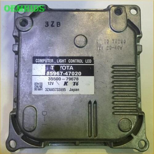 85967-47020 OEM Ballast For Prius V Ct200h RX450h HS250h LED Headlight Control Unit Module LED Computer Used Original
