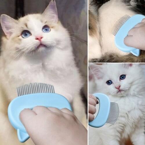 Cat Comb Pet Grooming Shedding Brush Cat Hair Removal Massaging Shell Comb For Dog Cat Hair