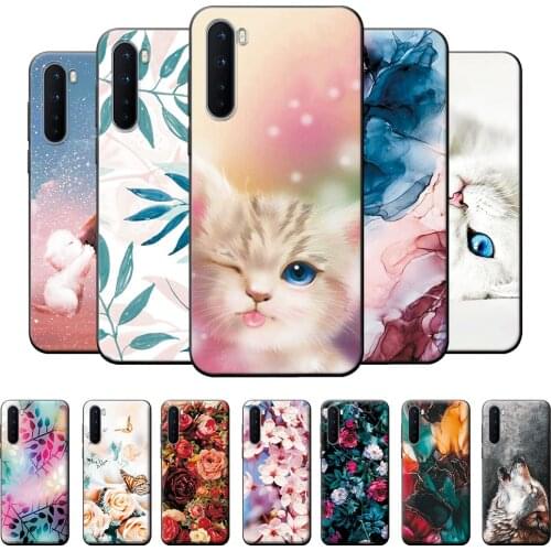 Oneplus Nord case Animal Colorful One Plus Nord Case For Oneplus Nord Silicone Soft Back Cover For Oneplus Nord Case 6.44 Inch