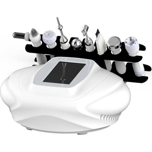 Elitzia ETS07 Face Care Skin Beauty 7 In 1 High Frequency Vacuum RF Galvanic Skin Scrubber Multifunctional Beauty Salon Equipment