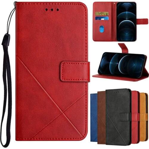 For OPPO A5 A3S A7 A5S A8 A9 A31 A52 A72 A92 A53 A53S A73 A93 A74 A94 Realme C3 Case Wallet Flip Cover Card Holder Wrist Strap