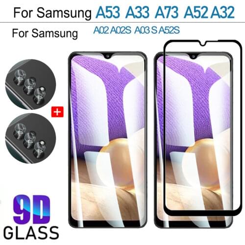 A32 A52 A72 Glass, 9D Protective Glass for Samsung Galaxy A 32 Camera Film Cristal Templado Samsung-A32/A52/A72 Glass Protector