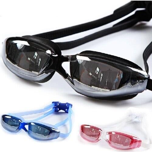 Plating electroplating swimming swim pool man woman unisex Goggles Anti-fog glasses eyewear
