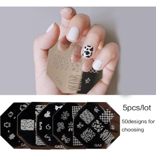 XMQ Stamping plates Nail Art tools for stamp Stamper and scraper